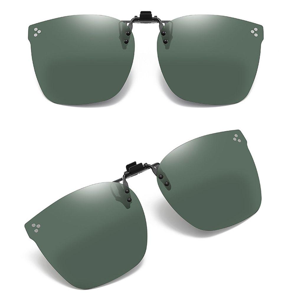 Kính Mát Dạng Lật Chống Tia UV400 Tầm Nhìn Ban Đêm Có Thể Thay Đổi Màu Sắc Theo Phong Cách Retro