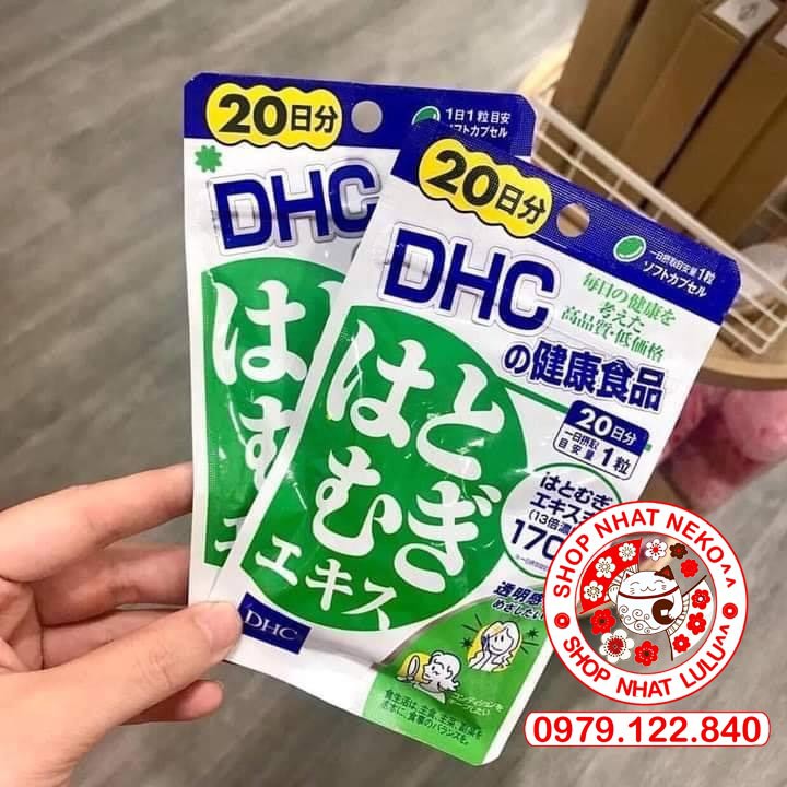 (Đồ uống) Viên uống trắng da Nhật Bản nội địa Adlay Coix Extract 20/60 ngày | BigBuy360 - bigbuy360.vn