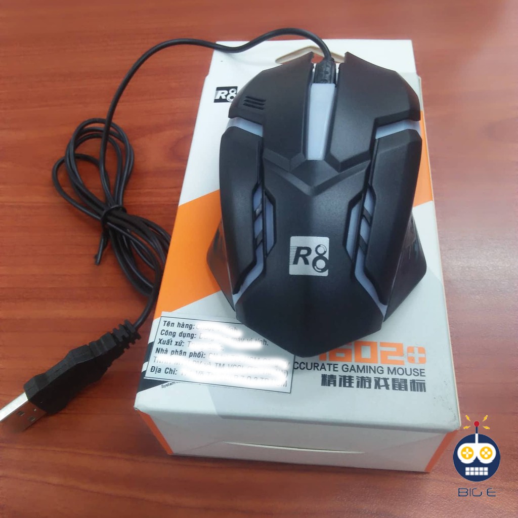 [Mã NOWSHIPT5VUI1 giảm 20k đơn 50k] Chuột Game R8 1602 | WebRaoVat - webraovat.net.vn