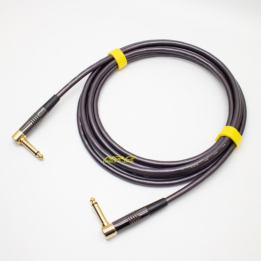 Dây Jack 6.5 6Ly Góc Vuông Chữ L, loại tốt Liton USA, dài 0.8met-1.5met-3met-5met-8met-10met, 1/4inch TS cable.