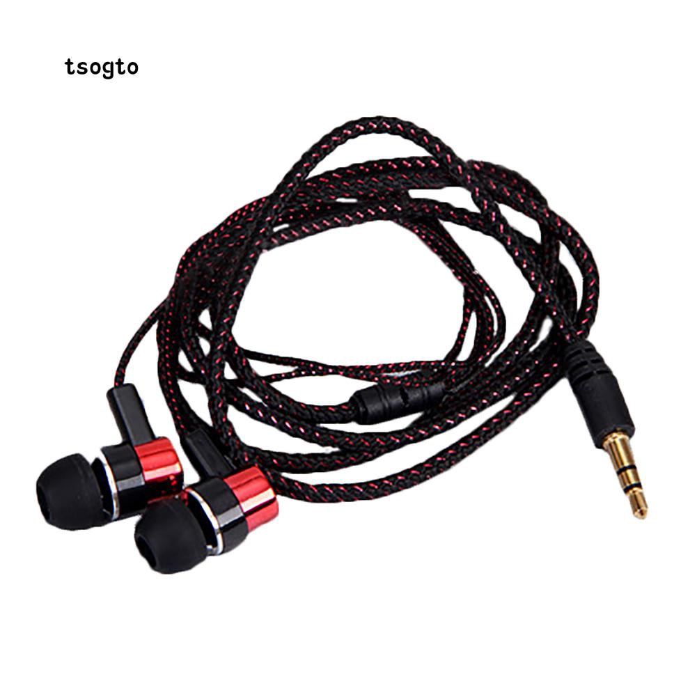 Tai Nghe Nhét Tai Dây Bện Thời Trang | BigBuy360 - bigbuy360.vn