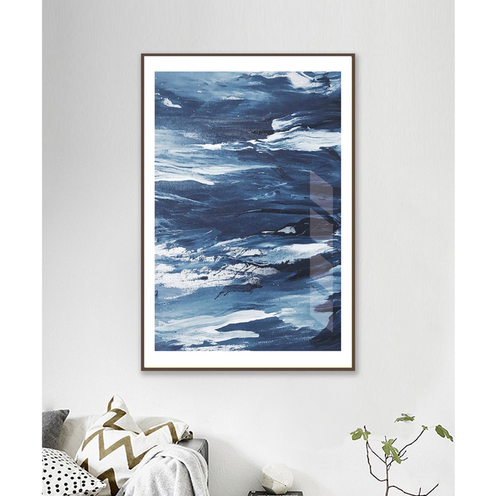 In hình ép gỗ Laminate TRANH TRỪU TƯỢNG - Mẫu 4 (1 HCN 40x60, 50x75, 60x90). In ảnh theo yêu cầu