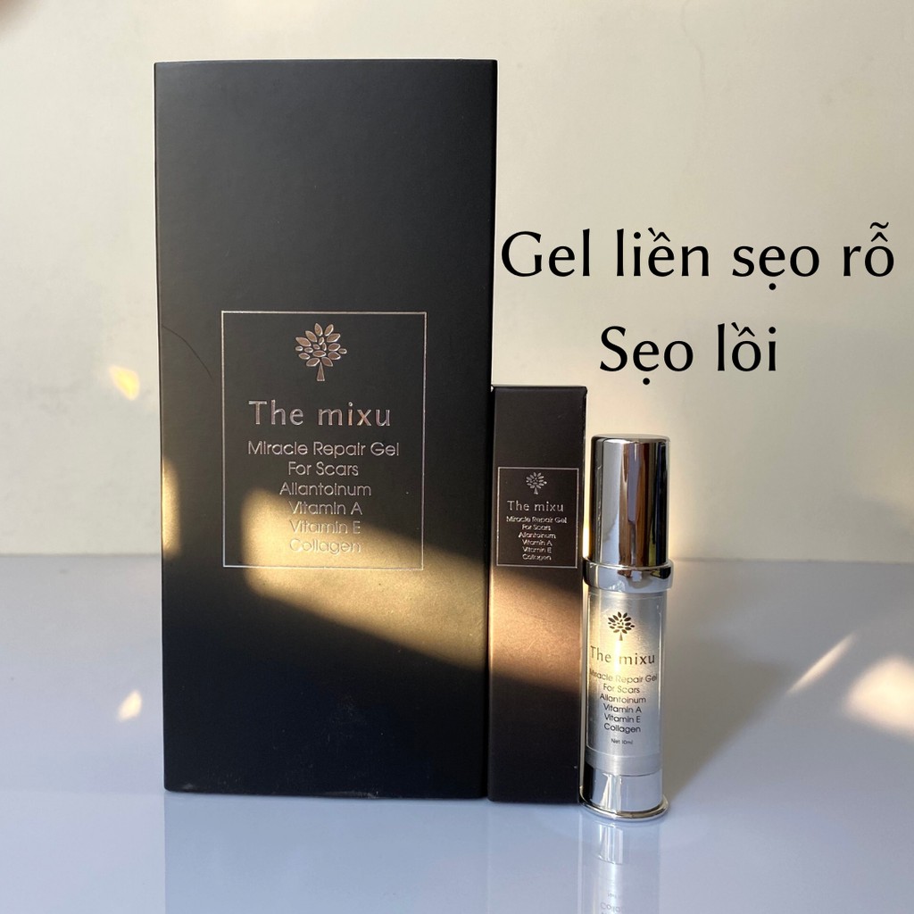 Gel mờ sẹo rỗ mụn, giảm sẹo lâu năm, lỗ chân lông to The Mixu Handmade