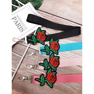 MÓC KHOÁ DÂY LOVE-HOA HỒNG