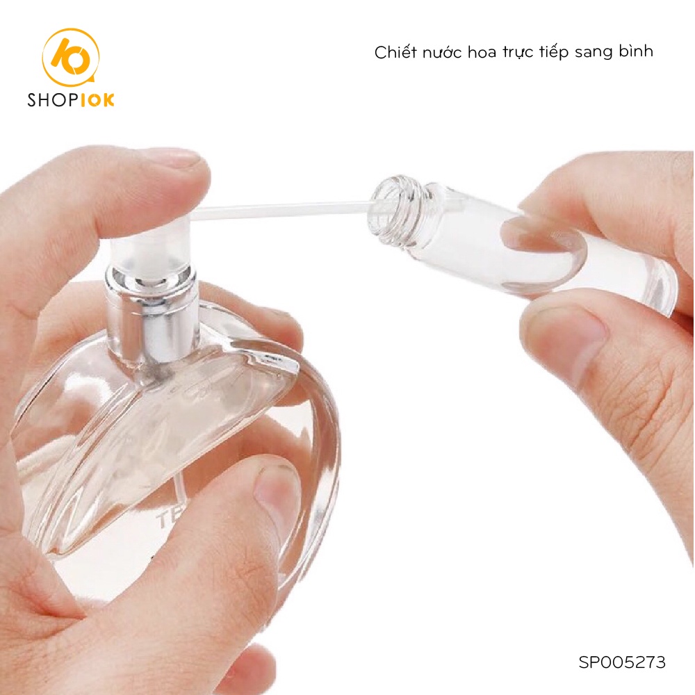 Đầu vòi bơm chiết nước hoa, dụng cụ chiết nước hoa bằng nhựa - SP005273