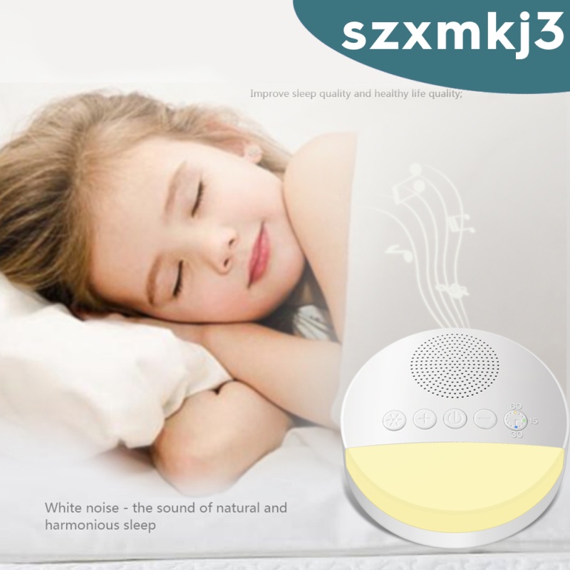 Tutoo White Noise Sound Machine Sleep Therapy Plays Soothing Sounds+ Timers