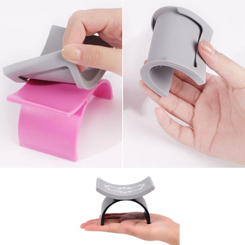 Gối Silicone Kê Tay Làm Móng Hình Chữ U Tiện Dụng
