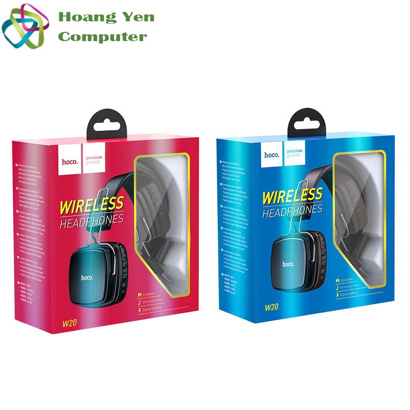 Tai Nghe Bluetooth Hoco W20 Bass Mạnh, Tích Hợp Micro Đàm Thoại - BH 1 Năm | BigBuy360 - bigbuy360.vn