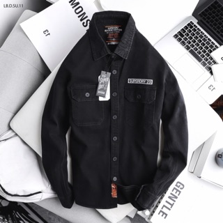 ÁO SƠ MI DENIM 2 TÚI CAO CẤP