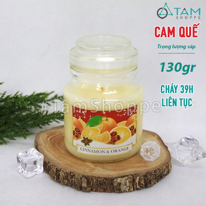 Hũ nến thơm thiên nhiên hương quế NT-05