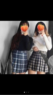 Váy tennis sọc caro