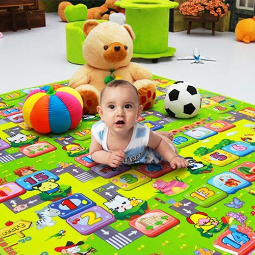 Thảm chơi an toàn 2 mặt cho bé Maboshi