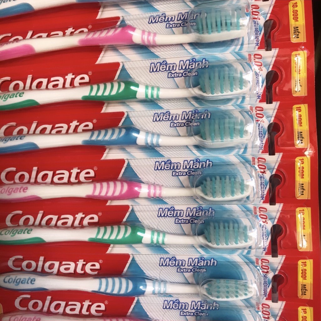 Bàn Chải Đánh Răng Colgate Mềm Mảnh Giá In Bao Bì 10k