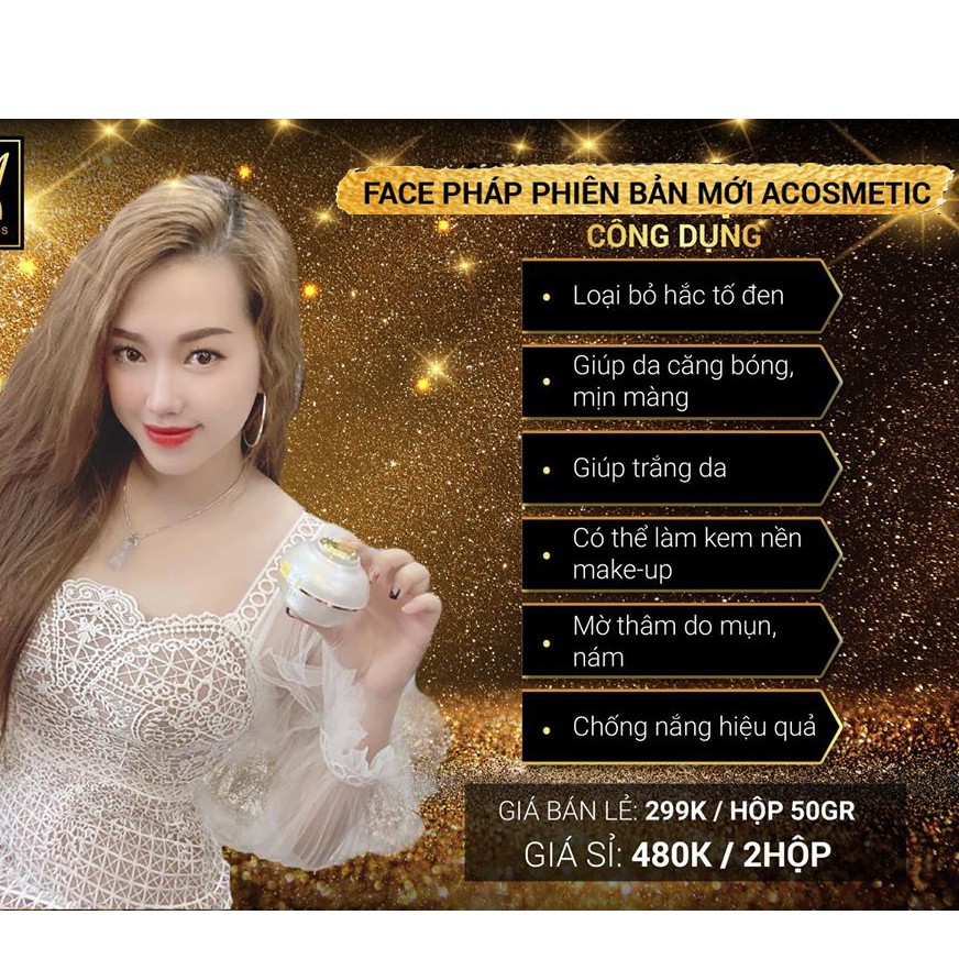 COMBO KEM BODY MỀM + KEM FACE PHÁP ACOSMETICS  Chính Hãng 100%  Tặng Kèm Quà