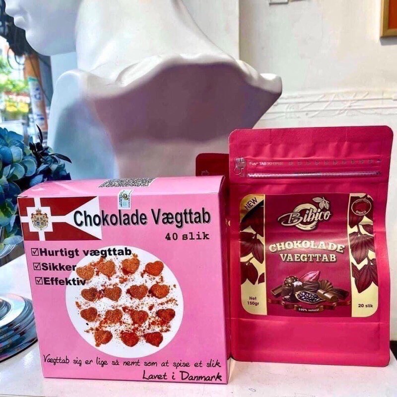 Kẹo Giảm Cân SOCOLA ĐAN MẠCH, Giảm Cân Hiệu Qủa,  Hộp/40viên [ Sản Phẩm An Toàn / Chính - Hãng ]