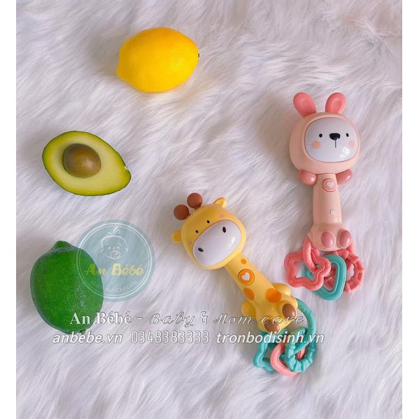 Xúc Xắc Kiêm Gặm Nướu Phát Nhạc Babytry 💖FREESHIP💖