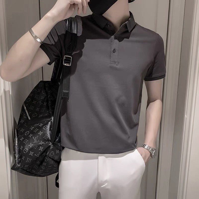 Áo Polo Nam cổ bẻ thun basic cộc tay vải cá sấu cotton phong cách trẻ trung chuẩn form nhiều màu AUTOMAN A11