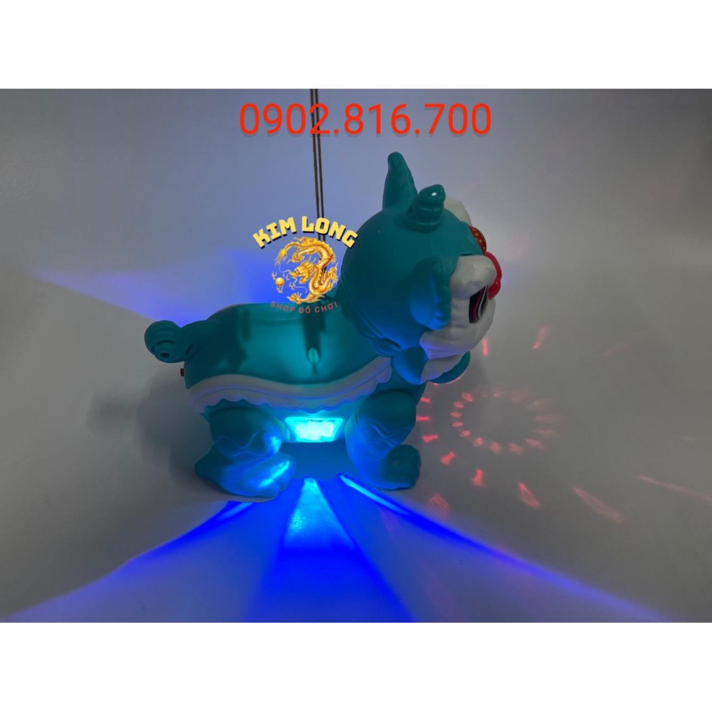 Đồ chơi lồng đèn trung thu hình con lân cho bé trai tặng kèm pin quà tặng trung thu cho bé