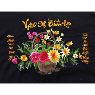 tranh thêu vi tính vạn sự bình an
