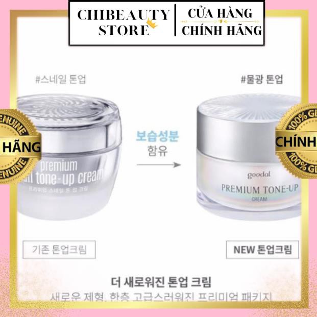 ( TO)Kem chiết xuất ốc sên Goodal Premium Snail Tone Up Cream Korea