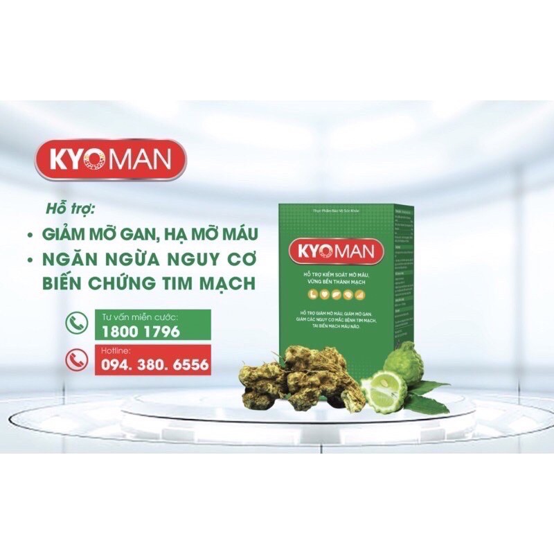 KYOMAN- Thảo dược cho người mỡ máu cao,gan nhiễm mỡ... | BigBuy360 - bigbuy360.vn