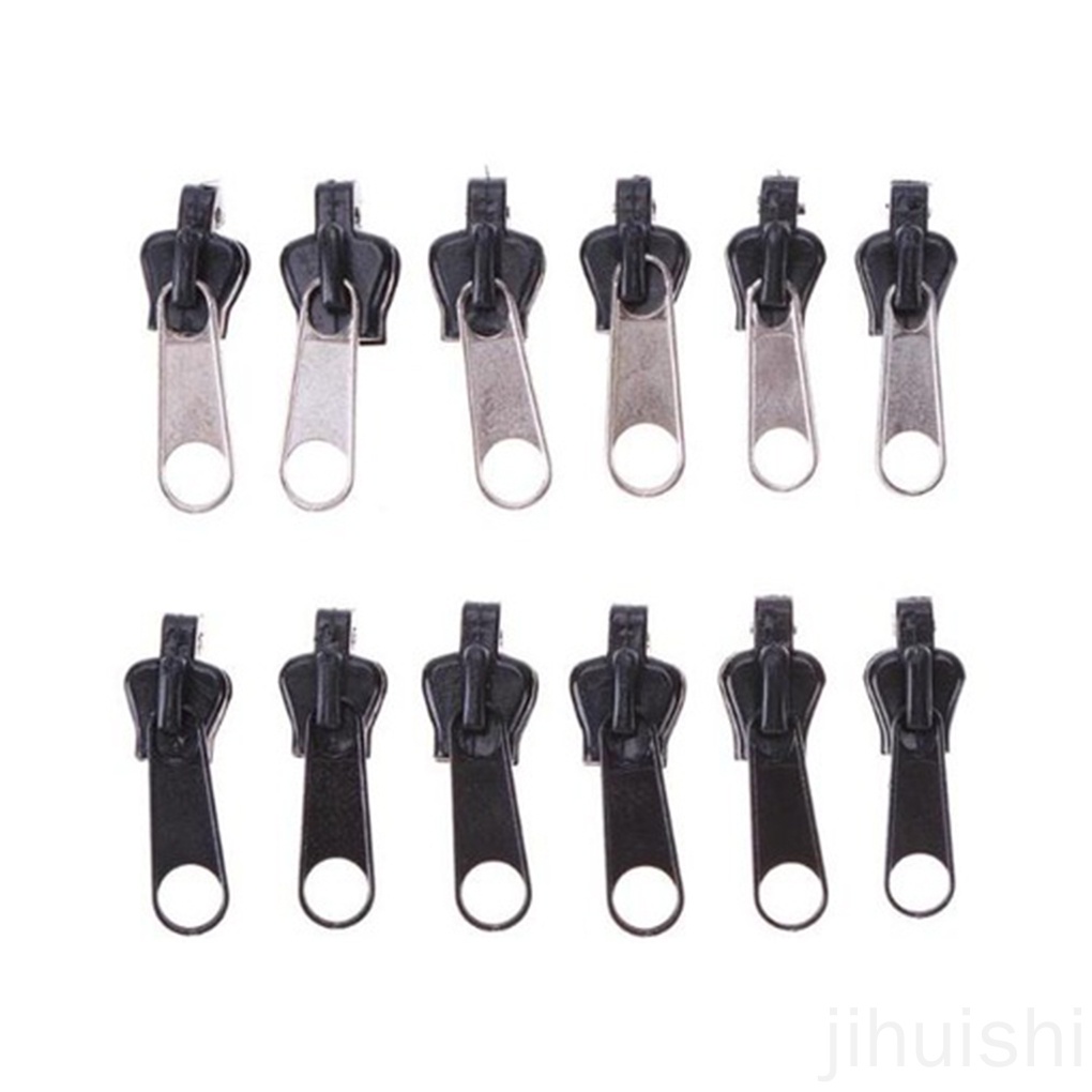 Set 6 đầu khóa kéo thay thế DIY tiện lợi dành cho dây kéo quần áo