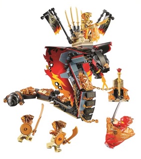 Hộp đồ chơi láp ráp ninja 11329