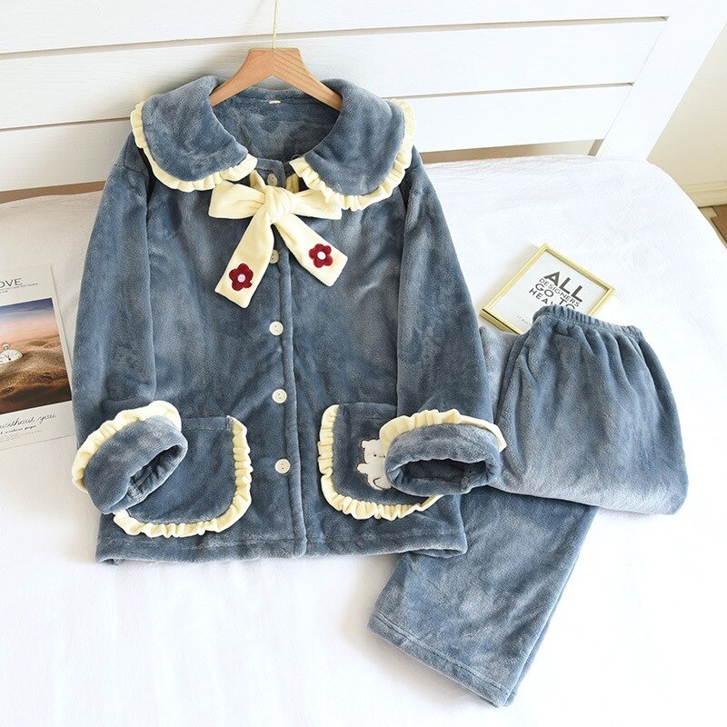 Pyjama Đồ Ngủ Mặc Nhà Họa Tiết PJ23