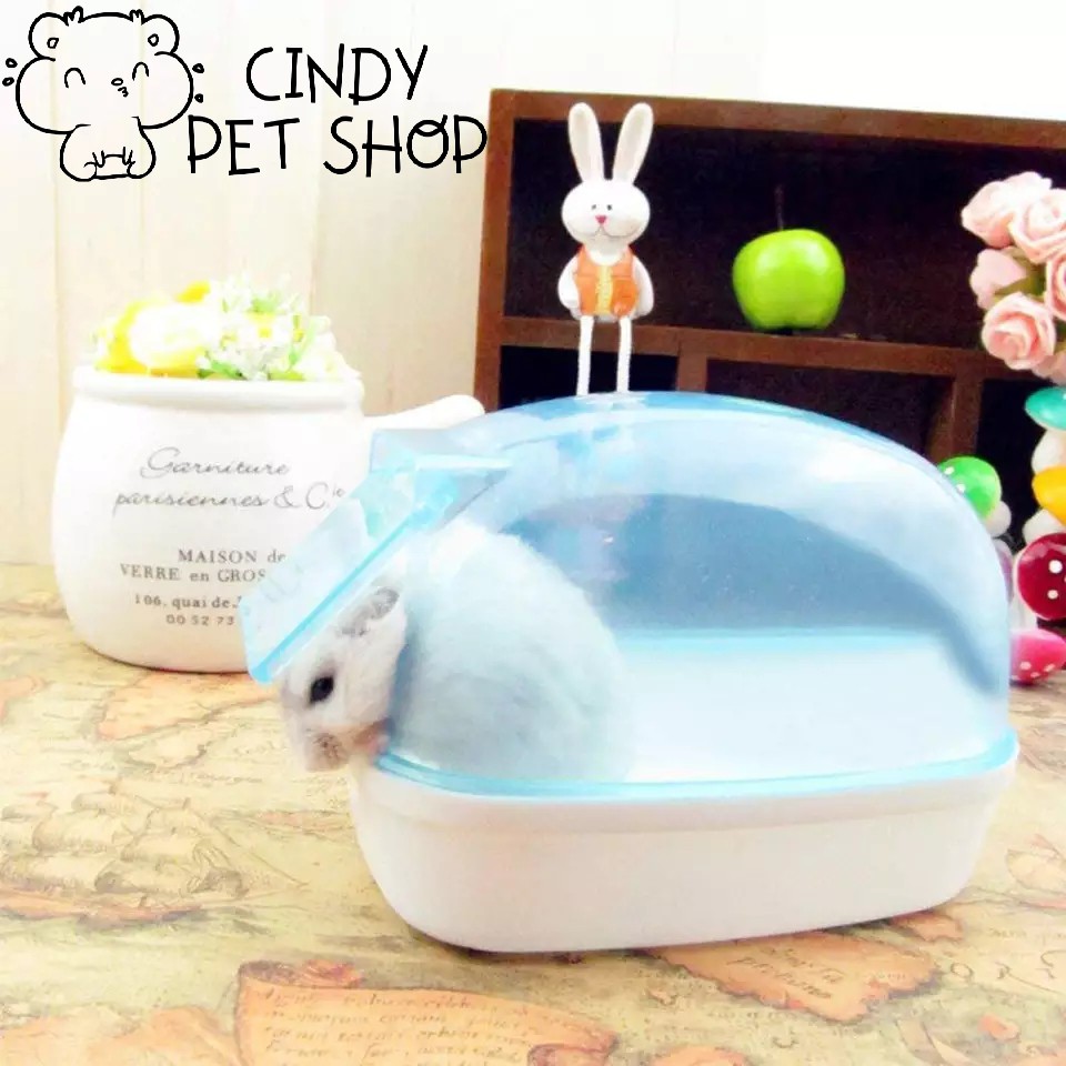 Nhà tắm cửa nắp bật cho Hamster