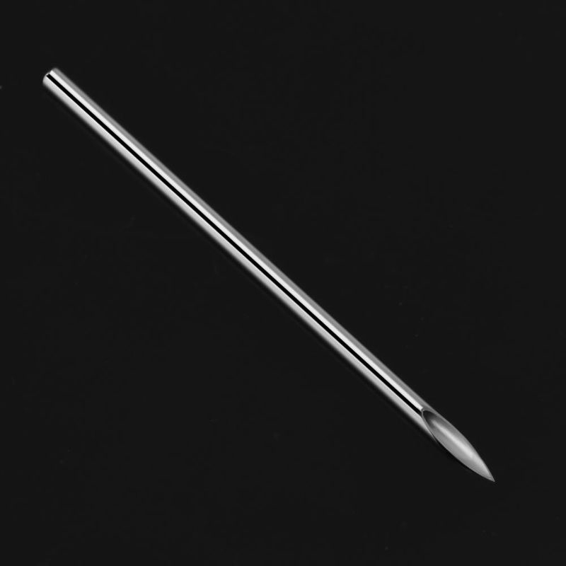 Set 100 Kim Xỏ Mũi/ Tai/ Môi Dùng Một Lần Chất Liệu Thép Y Tế Không Gỉ 316 6 Loại 4g 15g 16g 17g 18g 20g