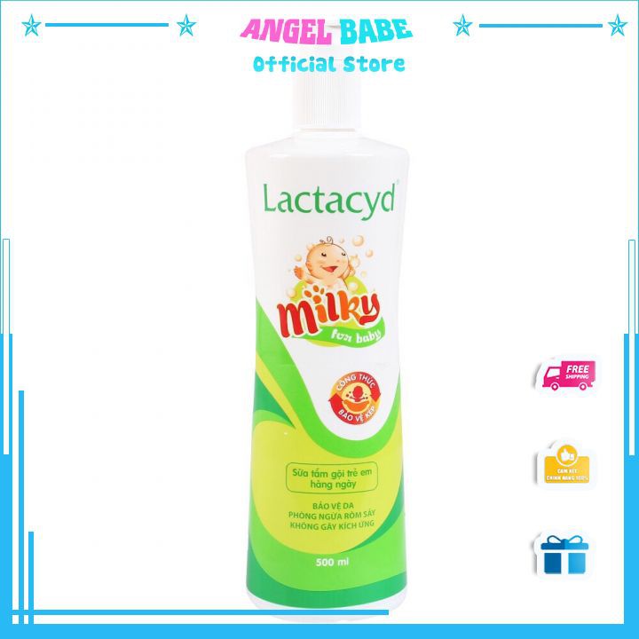 Sữa tắm gội Lactacyd Milky 500ml