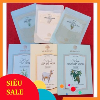 (Mua 1 tặng 4) Bột Khổ Qua Rừng Và Tảo Biển (Lemonmask) Handmade