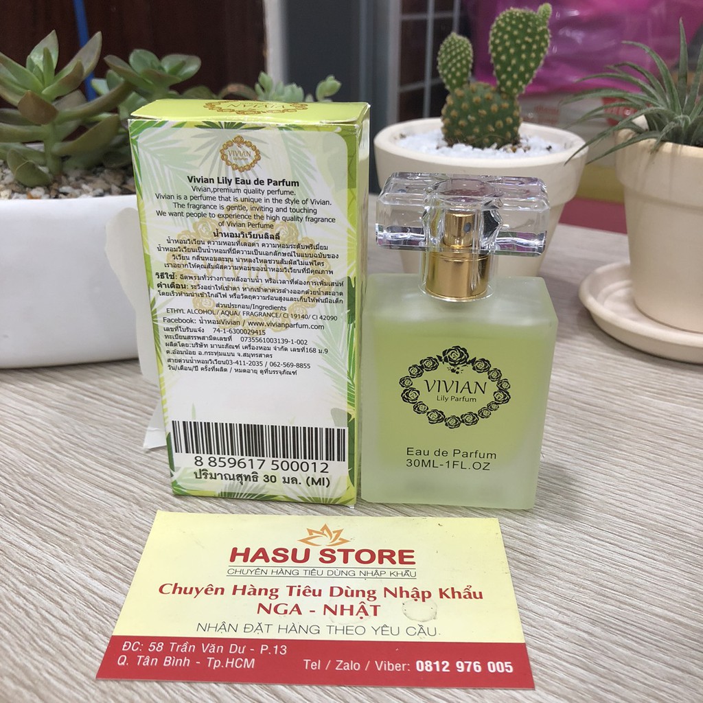 Nước Hoa Vivian Lily Perfum 30ml Thái Lan