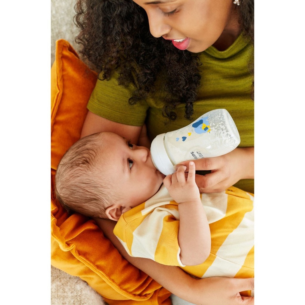 Bình sữa Philips AVENT Natural 260 ml họa tiết chú voi