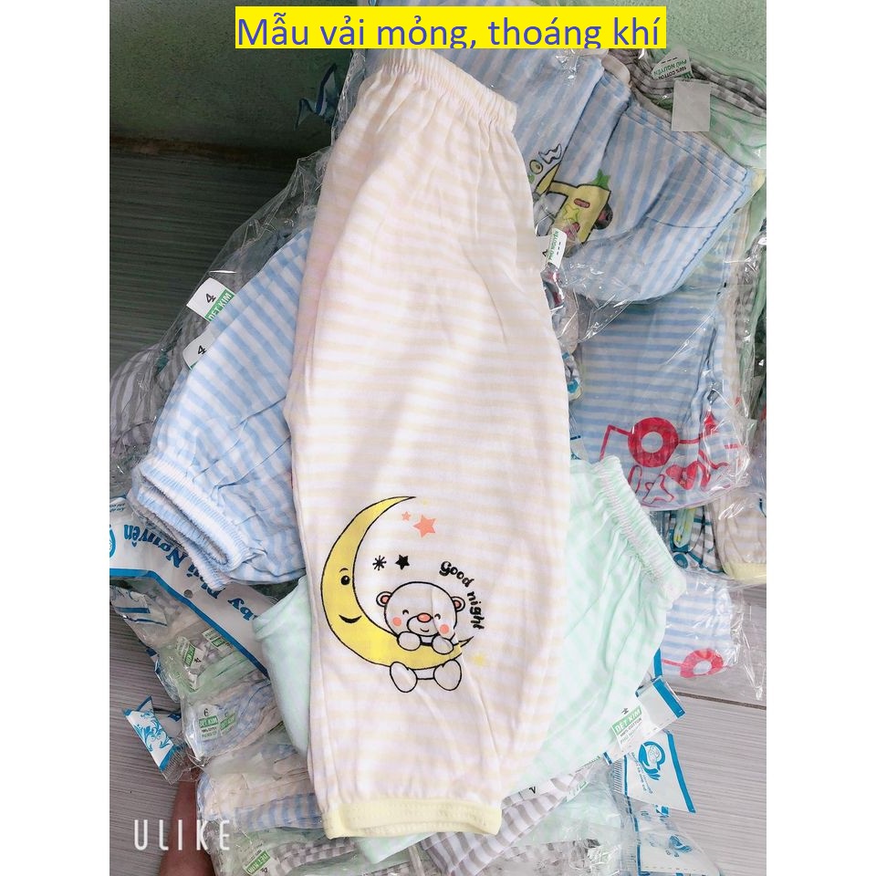 Quần kẻ dài cotton Thu Đông cho bé sơ sinh từ 0 đến 12 tháng - 𝐐𝐒𝟎𝟏