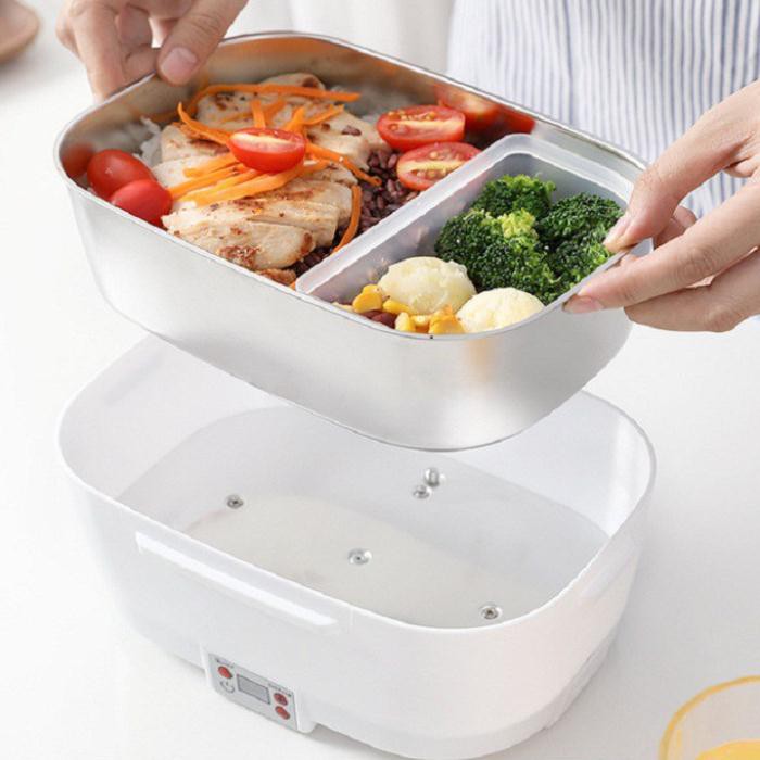 Hộp Ủ Cơm/Hâm Nóng Cơm Magic Bullet Ruột Inox Cắm Điện Tiện Dụng