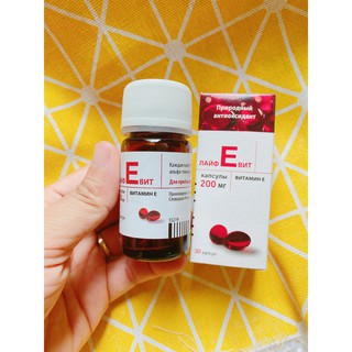 Vitamin E đỏ 400mg, Nga (30 viên)