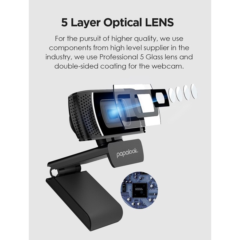 Toàn Bộ Webcam Tích Hợp Micro Hd Tự Điều Chỉnh Tiện Dụng Cho Laptop / Máy Tính / Phát Trực Tuyến Pa327 | BigBuy360 - bigbuy360.vn