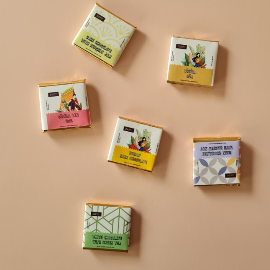 Combo Trải Nghiệm 6 Viên Socola Mini Đủ Vị Stone Hill Cocoa Products 5g
