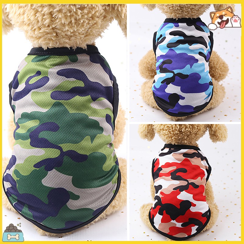 Áo sát nách họa tiết rằn ri dành cho thú cưng