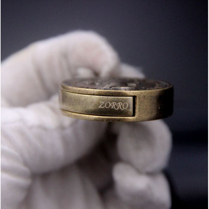 Bật-Lửa Móc treo chìa khóa kiêm quẹt hình đồng xu Z-623 độc lạ