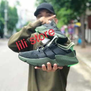 Giày thể thao Sneaker Prophere Đen Rêu Gót Xanh