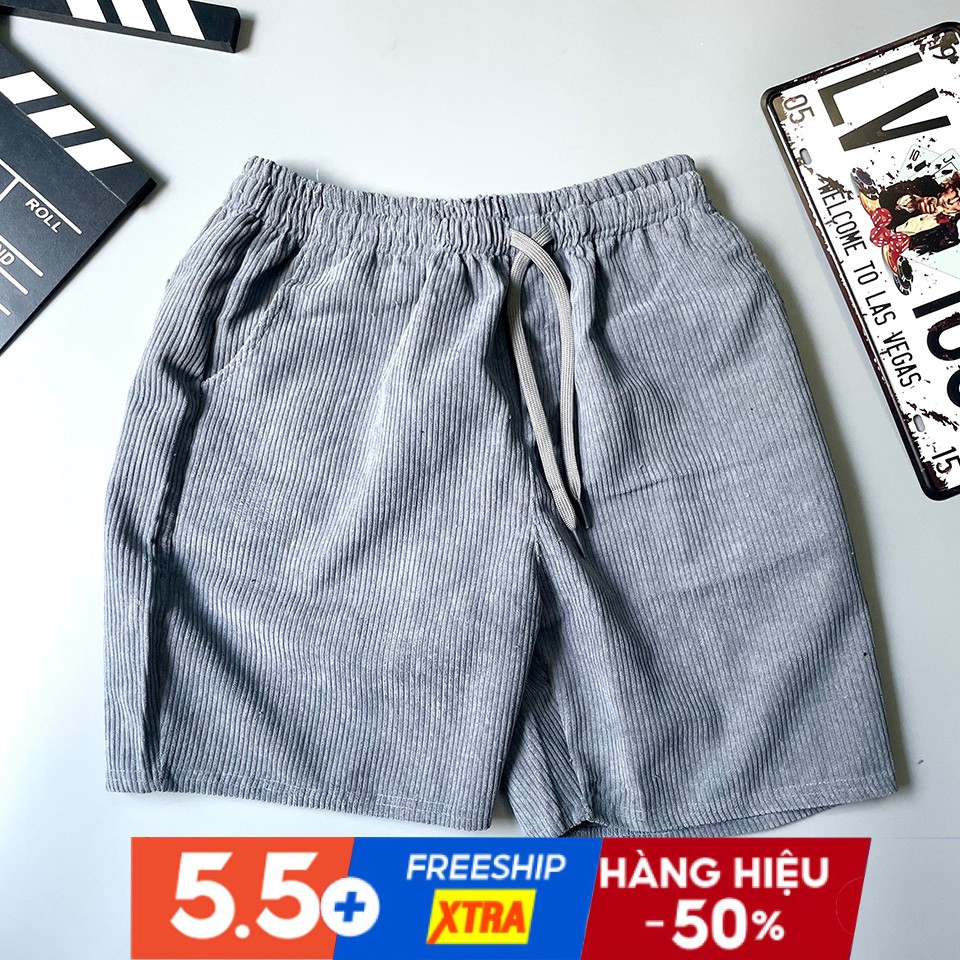 Quần Short Nhung Tăm Nam Nữ Unisex Basic thương hiệu Outsidestreetwear - Vải Nhung Tăm Trẻ Trung Cá Tính - NT1 | BigBuy360 - bigbuy360.vn