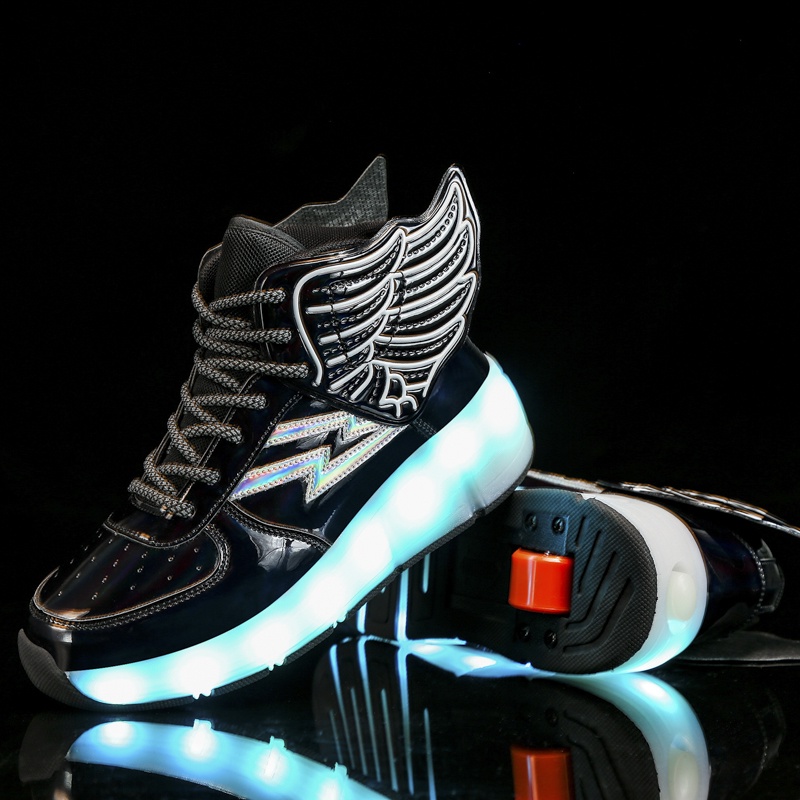 Giày Trượt Patin Có Bánh Xe Tự Động Dành Cho Người Lớn Và Trẻ Em