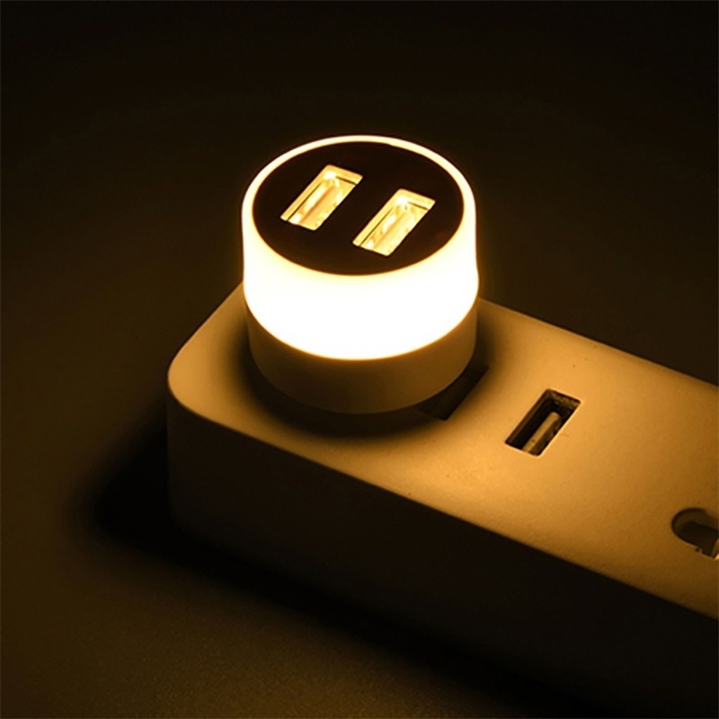 Đèn Ngủ USB Tròn Siêu Sáng Đa Năng Sáng Tạo Tiện Dụng