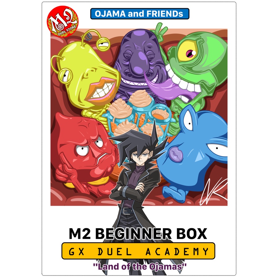 Hộp thẻ bài Yugioh M2 Beginner Box - GX DUEL ACADEMY Deck Speed Duel - Land of the Ojamas