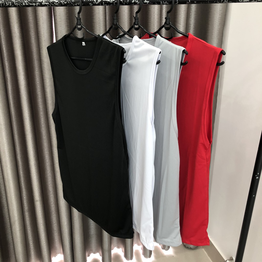 Áo Thun 3 Lỗ Sát Nách Tank Top Thời Trang 24h Thun KT Lạnh Thoáng Mát Thấm Hút Cho Nam Và Nữ