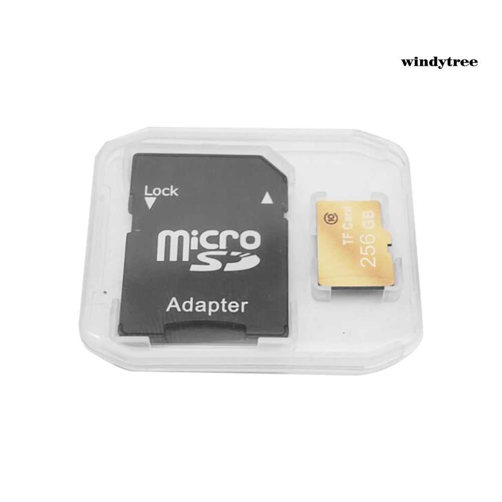 Thẻ Nhớ Micro Sd Tf Tốc Độ Cao 256gb Chống Nước Kèm Hộp Đựng | BigBuy360 - bigbuy360.vn