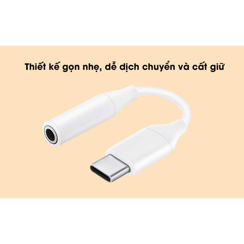 CÁP CHUYỂN ĐỔI USB-C SANG 3.5MM SAMSUNG EE-UC10J Hàng chính hãng