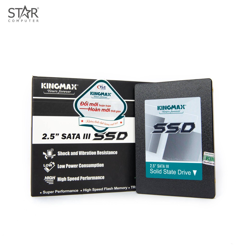 Ổ CỨNG SSD 120G Kingmax SMV32 Sata III 6Gb/s ( Mã KM120GSMV32 ) | BigBuy360 - bigbuy360.vn